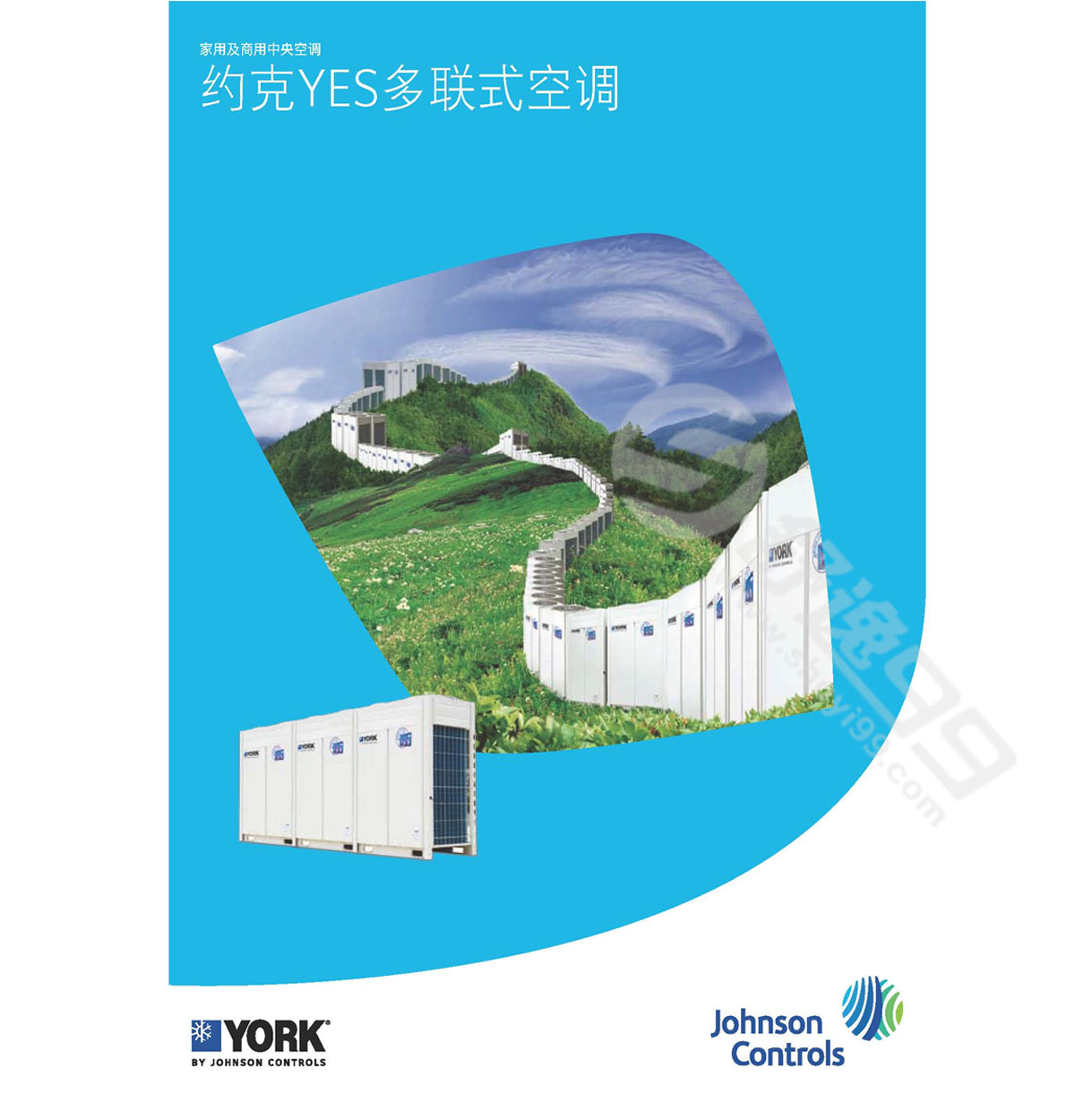 約克中央空調(diào)一拖三，一拖三約克型號(hào)，約克中央空調(diào)