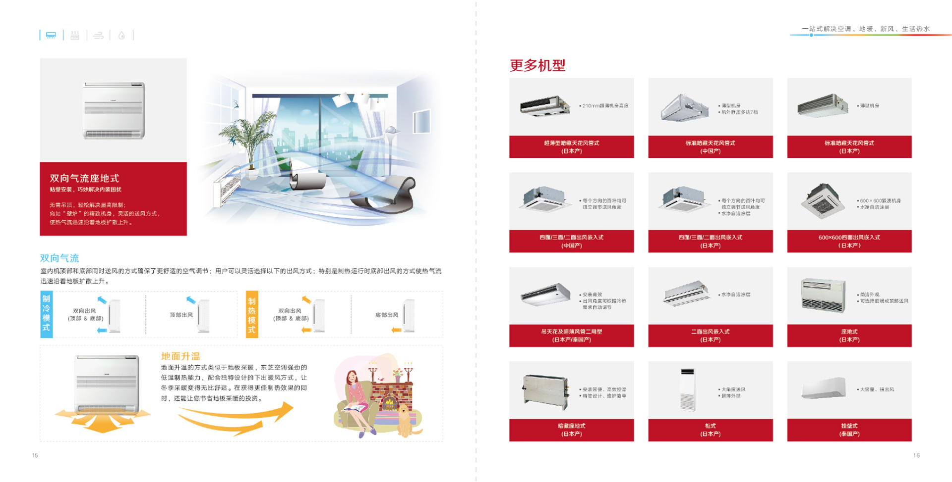 東芝-冷暖風水